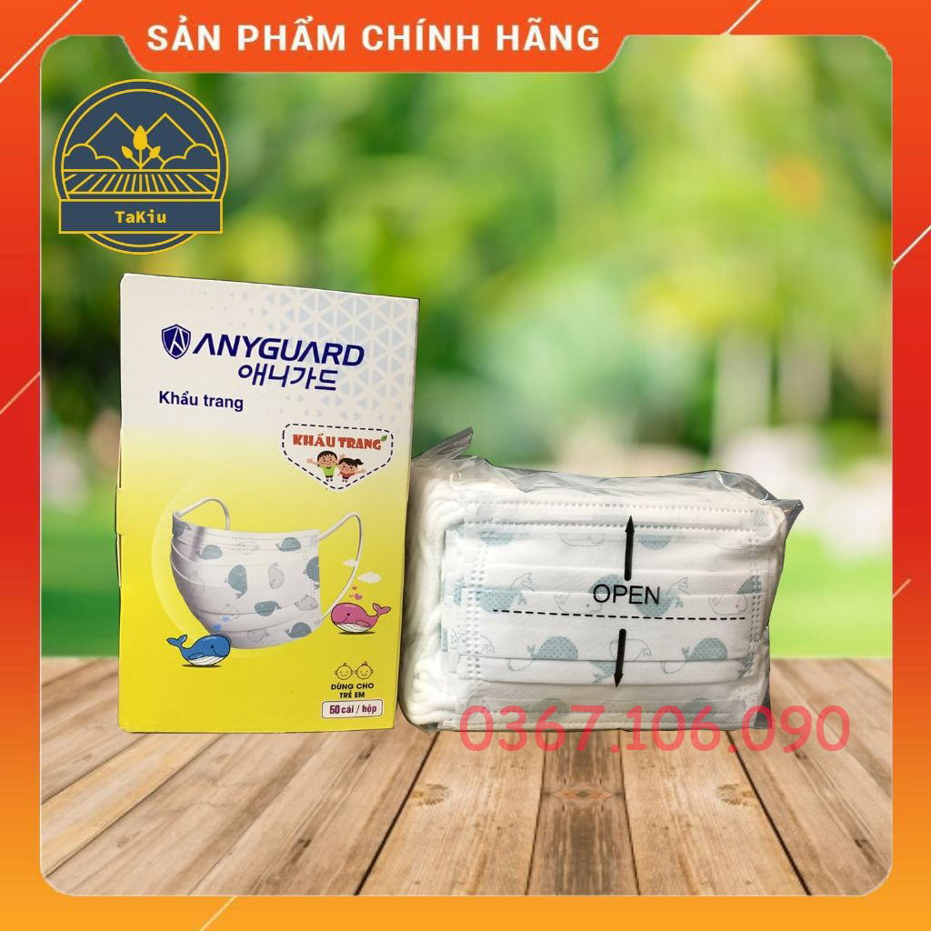 Khẩu Trang Trẻ Em ANYGUARD Hàn Quốc