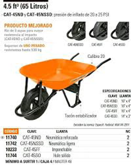 Xe tải đẩy tay (xe rủa) 4.5 fit Truper - 11740