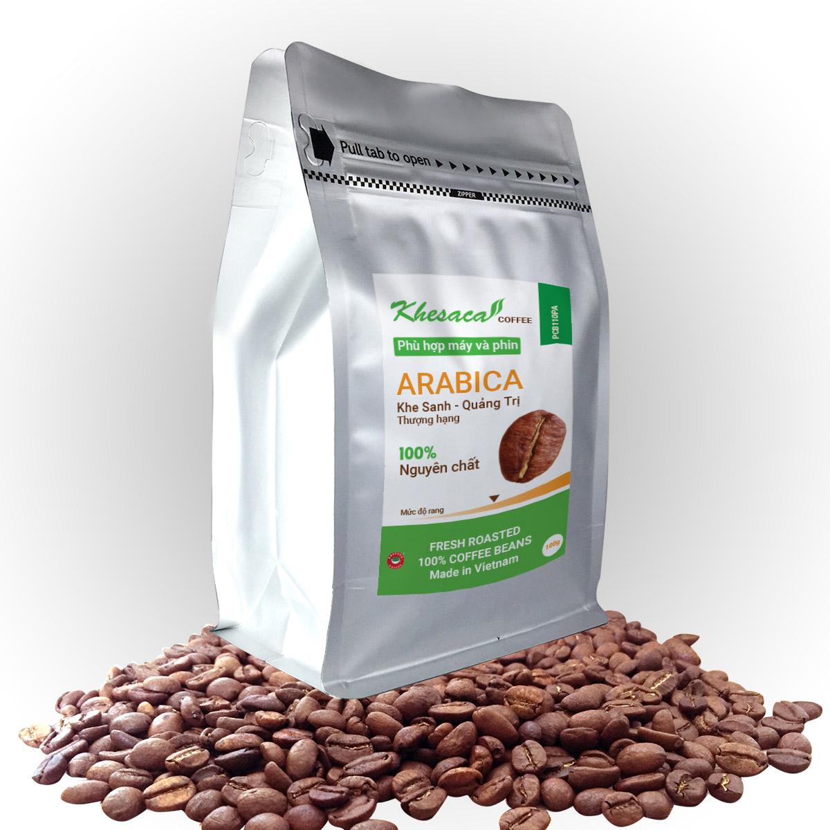 [HCM]Cafe nguyên chất rang mộc Arabica Khesaca Coffee - 100gr - CB210PC