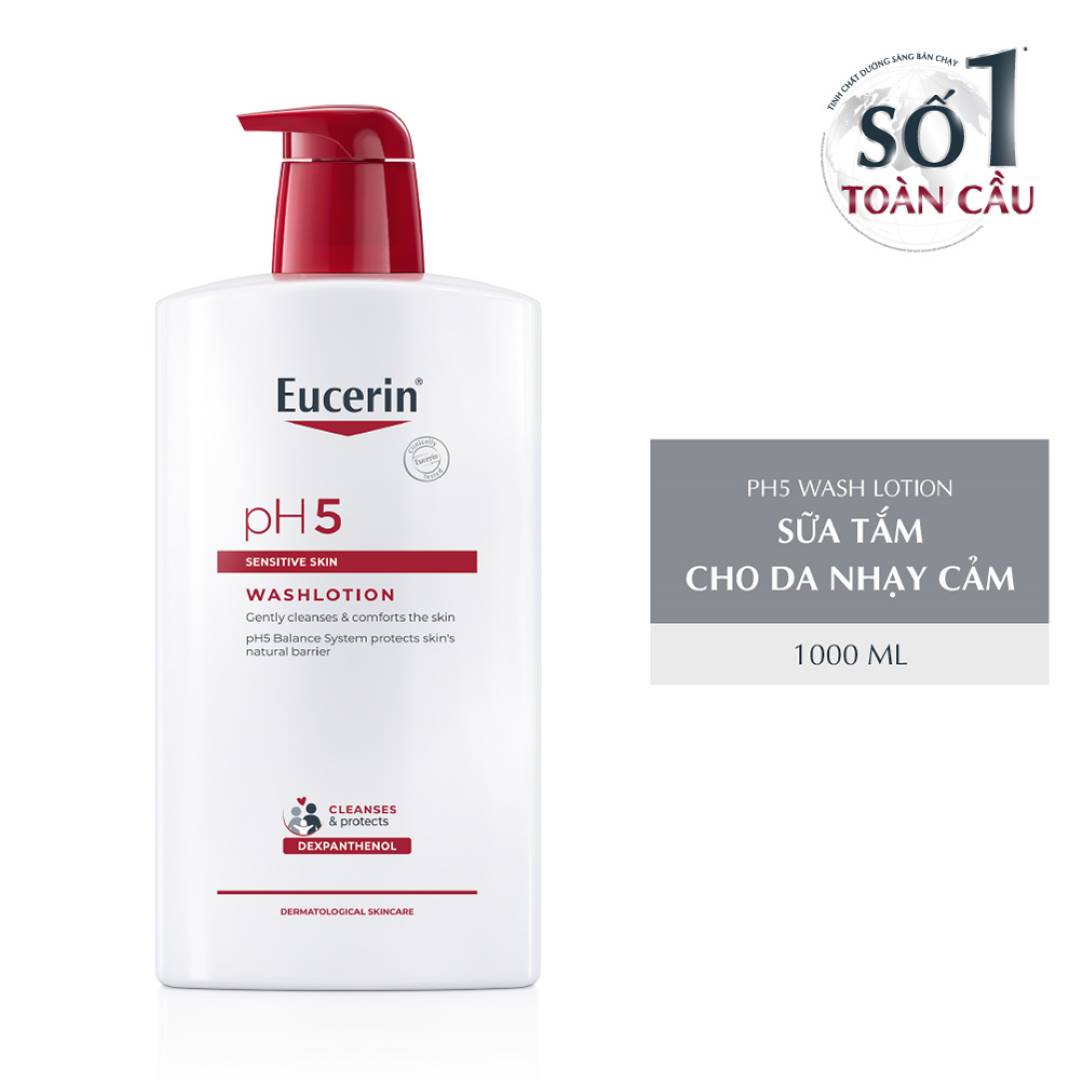 Sữa Tắm  Dịu Nhẹ Eucerin pH5 Washlotion 1000ML
