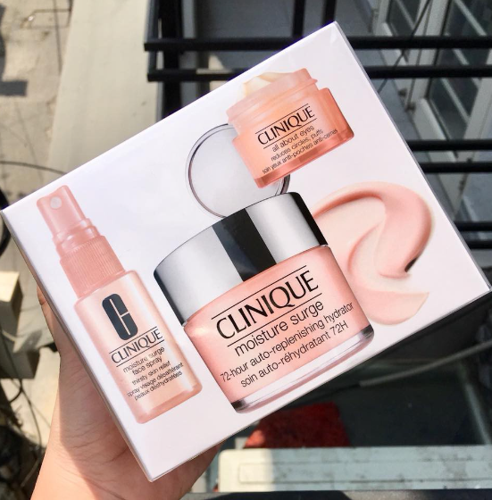 (CÓ VIDEO) Set Kem Dưỡng Ẩm Clinique Moisture Surge 100 Hour (125ML + 15ML + 30ML)