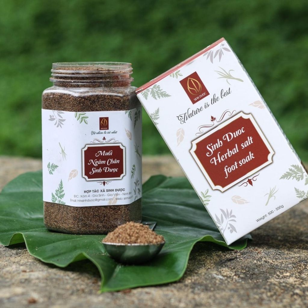 Muối thảo dược ngâm chân 550g Sinh Dược