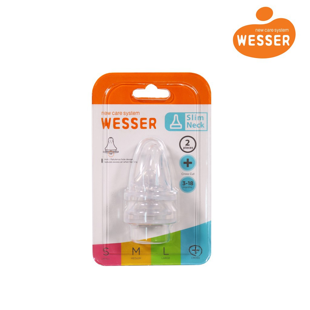 Núm vú Wesser Cổ hẹp size +