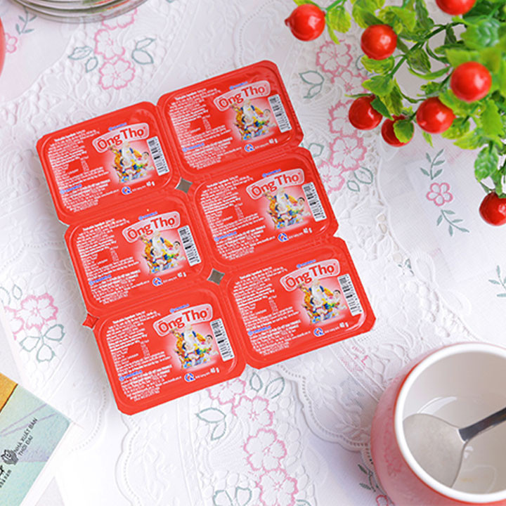 Vĩ 6 hộp Sữa đặc Ông Thọ 40g