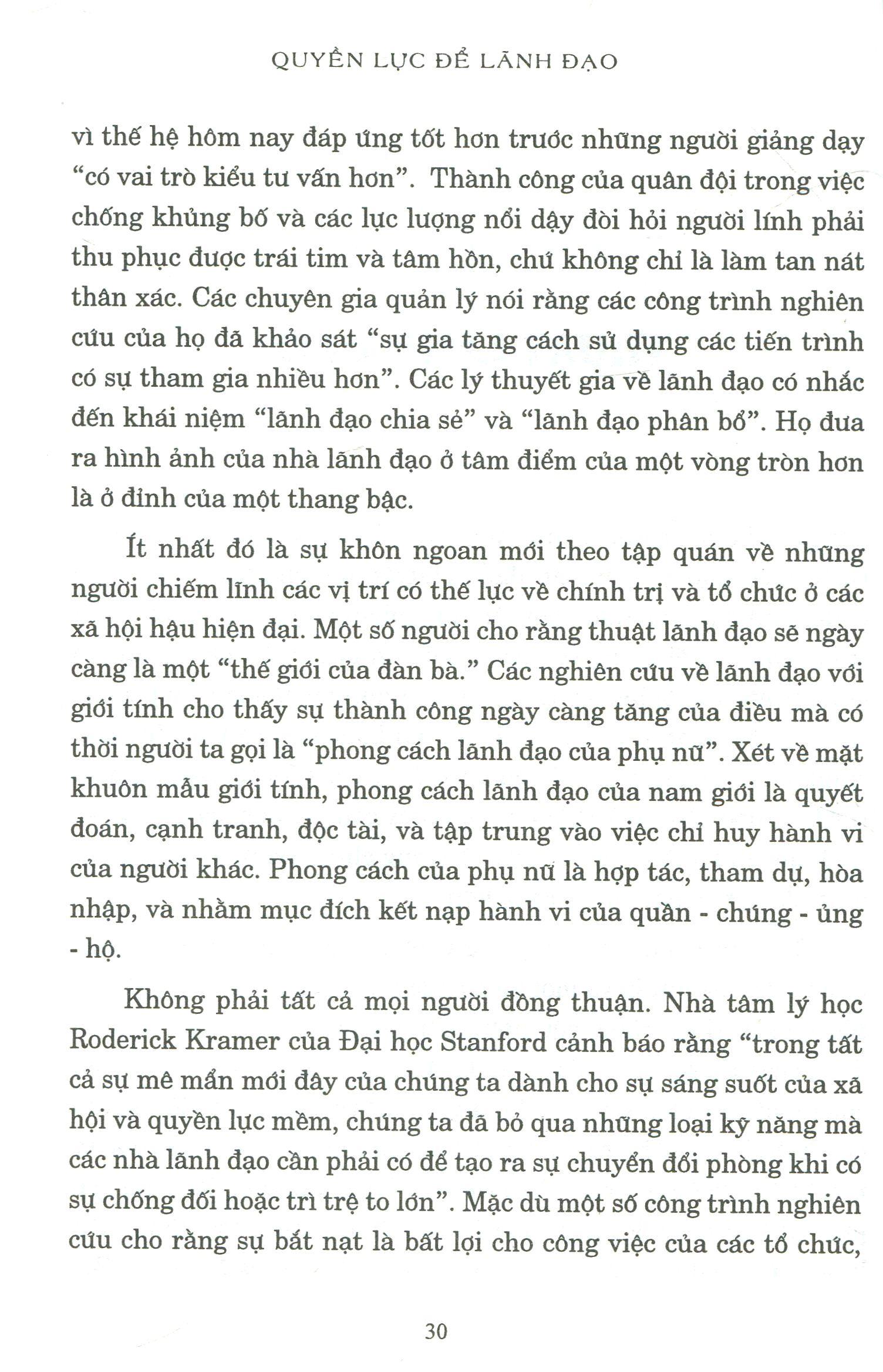 Quyền Lực Để Lãnh Đạo