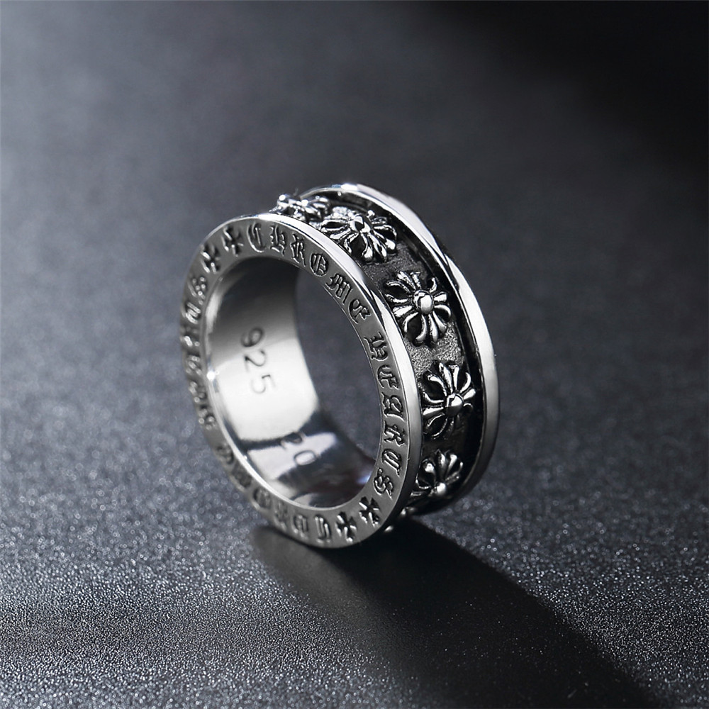 Nhẫn Chrome Heart viền Iris