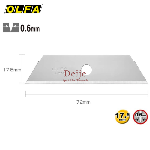 Lưỡi dao Nhật OLFA SKB-2/5B (XB108S) - hộp 5 lưỡi
