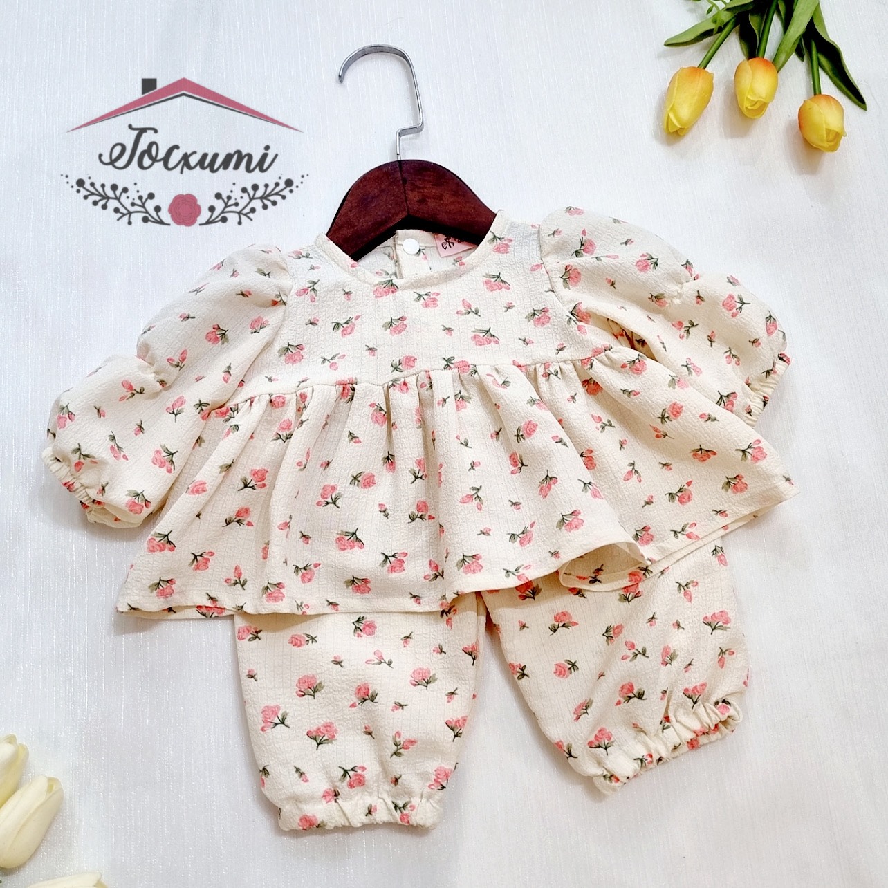 [THIẾT KẾ] BỘ TIỂU THƯ HOA HỒNG CHO BÉ YÊU [HÀNG ĐẸP] - Tocxumi