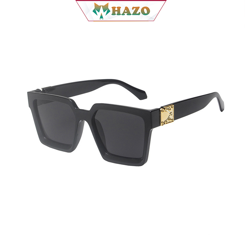 [Hcm]Mắt Kính Thời Trang Hazo 421 Form Vuông Bảng Vàng Sang Chảnh