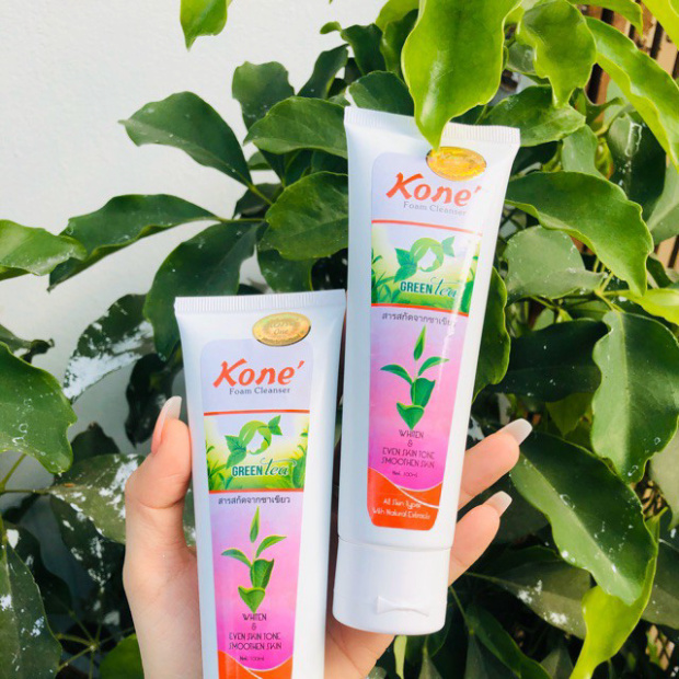Sữa rửa mặt trà xanh, nghệ kone’ thái lan