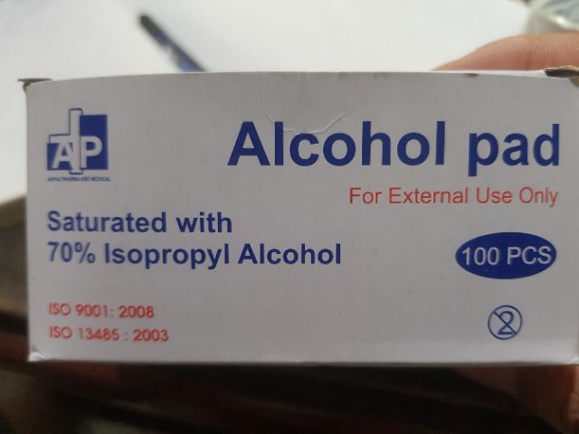 Cồn Khô Bông Tẩm Cồn Tiệt Trùng (Alcohol Pad)