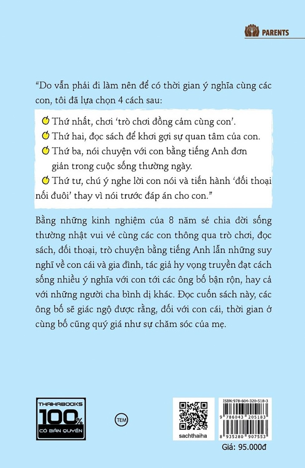 Sách - Bố ơi cùng con lớn lên nhé