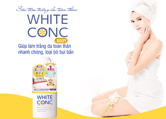 Sữa Tắm Dưỡng Trắng White Conc 360Ml Nhật Bản