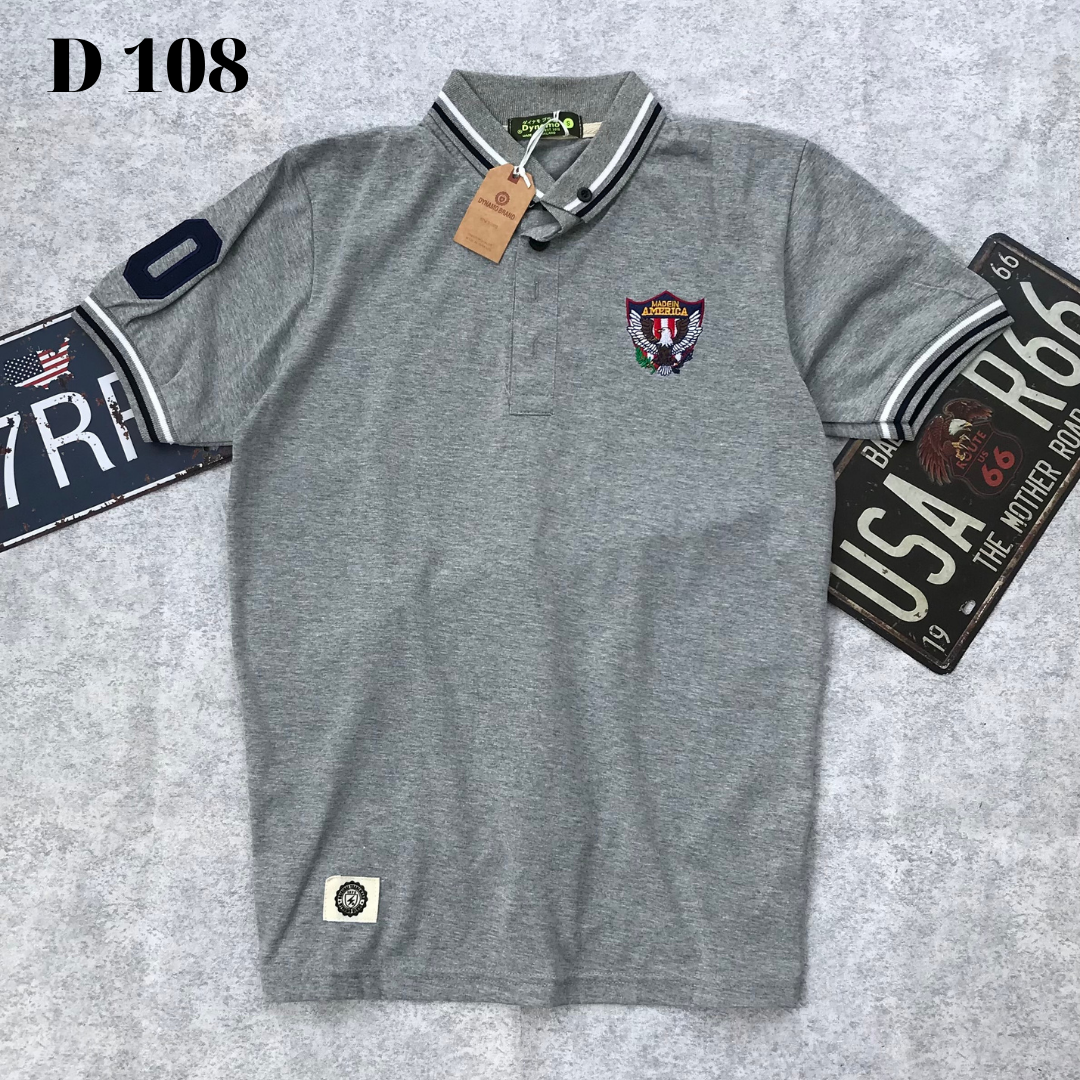 Áo thun nam có cổ Thái Lan 100% cotton( hình thật )