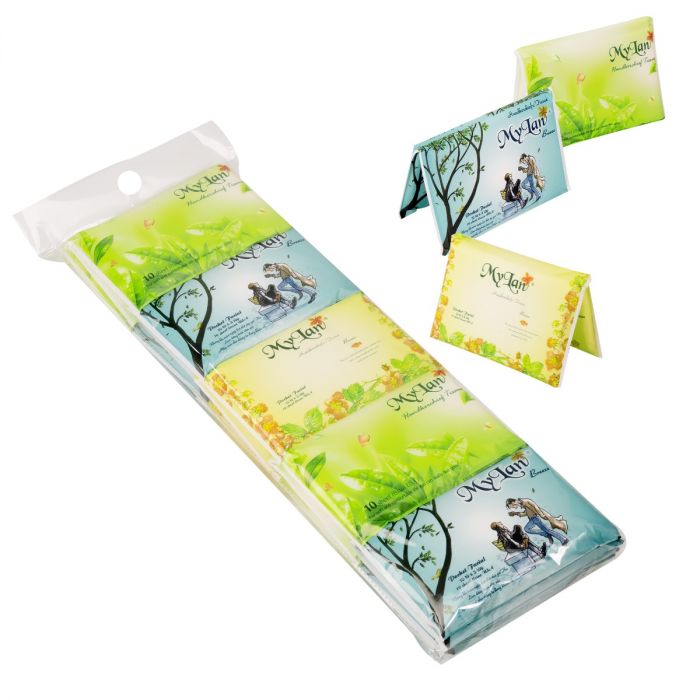 10 Gói Giấy Bóp My Lan Chính Hãng (1 gói 10 tờ/3 lớp )