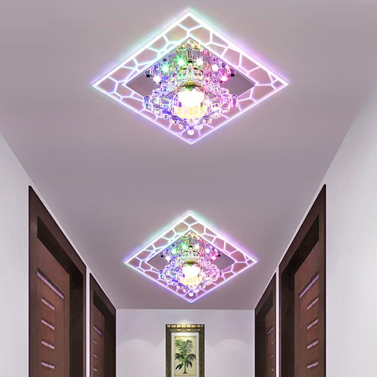 Đèn Led pha lê ốp trần LPLV03