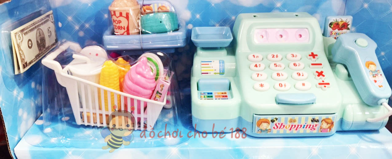 [HCM]Máy tính tiền siêu thị có giỏ hàng