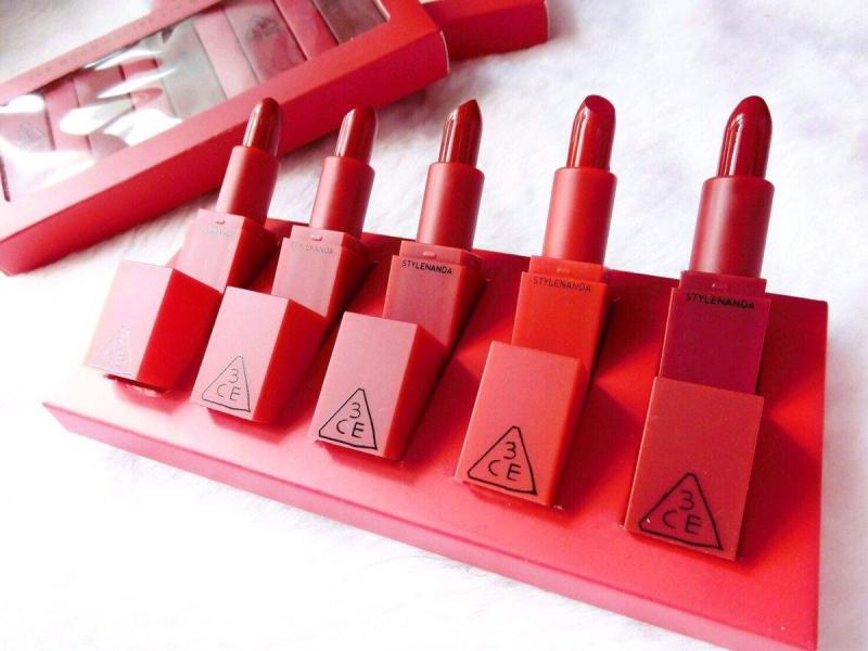 Set 5 Cây Son 3 CE Mini Đẹp Sang Chảnh