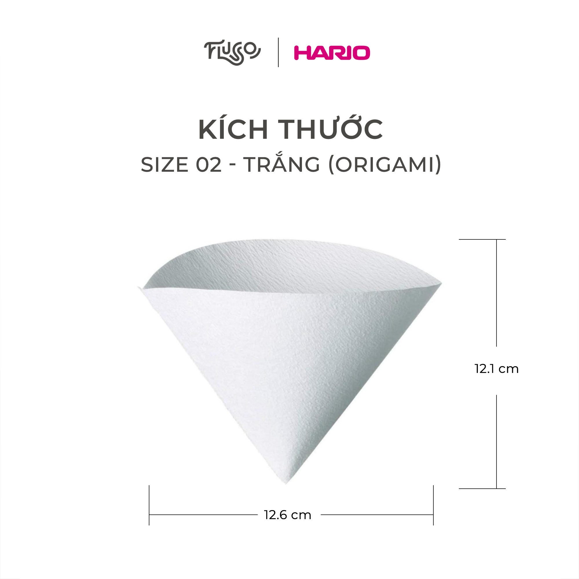 [ORIGAMI JAPAN] Giấy lọc cà phê Origami - ORIGAMI Paper Filter