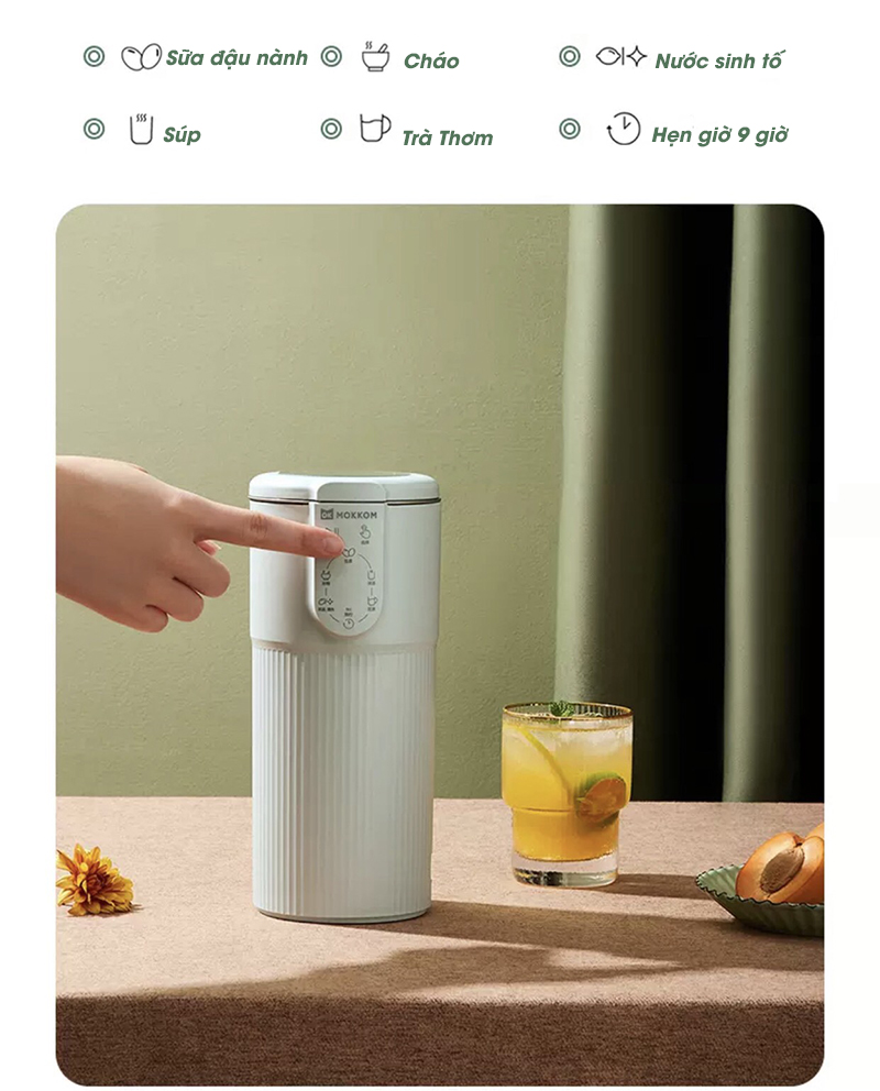 Máy Làm Sữa Hạt Mini Mokkom