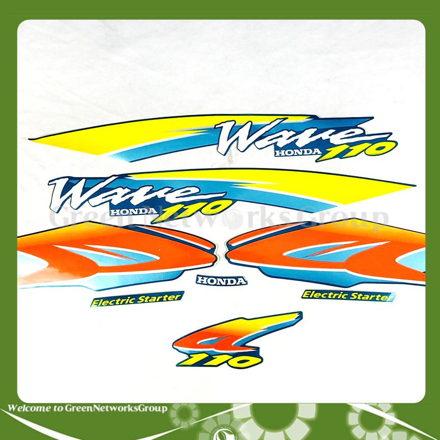 Tem Wave THÁI 110 3 lớp ĐỜI 1999 (Màu xanh ngọc) Greennetworks