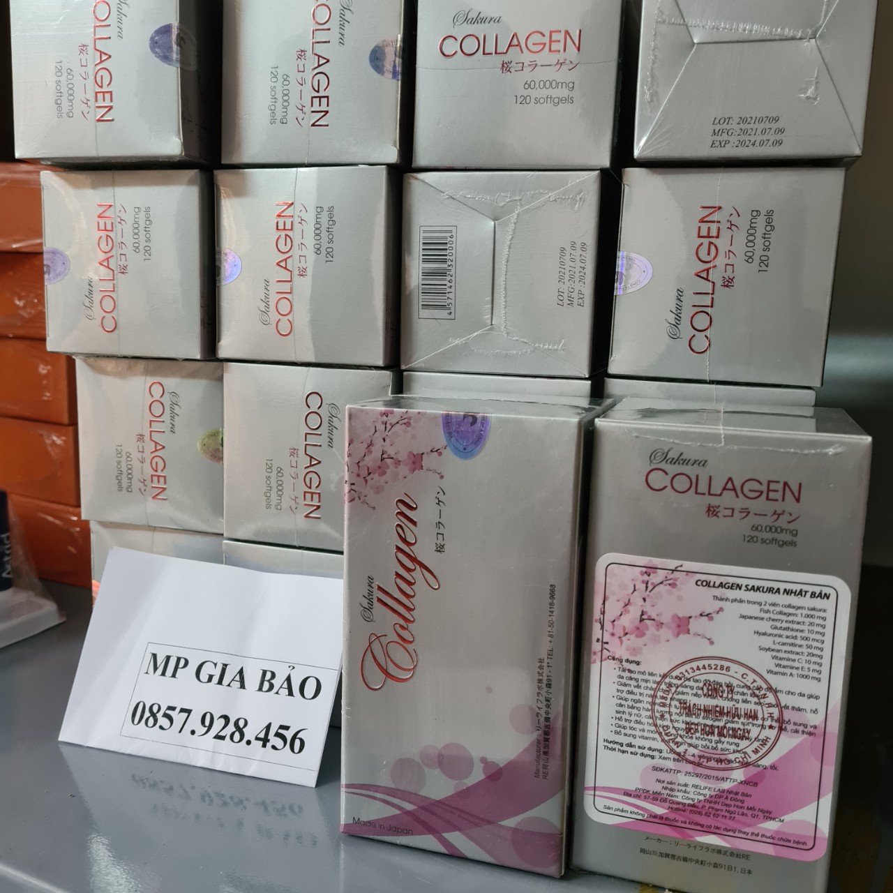 Sakura collagen nhật bản 120 viên