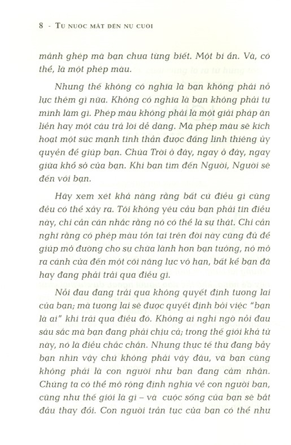 Từ Nước Mắt Đến Nụ Cười