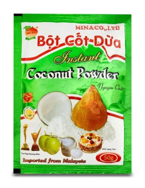 BỘT CỐT DỪA , gói 50g , thơm béo loại 1