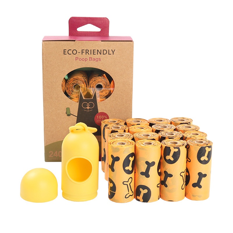 [Rẻ vô địch] Cuộn Túi Đựng Phân Chó Mèo - Túi Rác Mini Sinh Học Tự Phân Hủy
