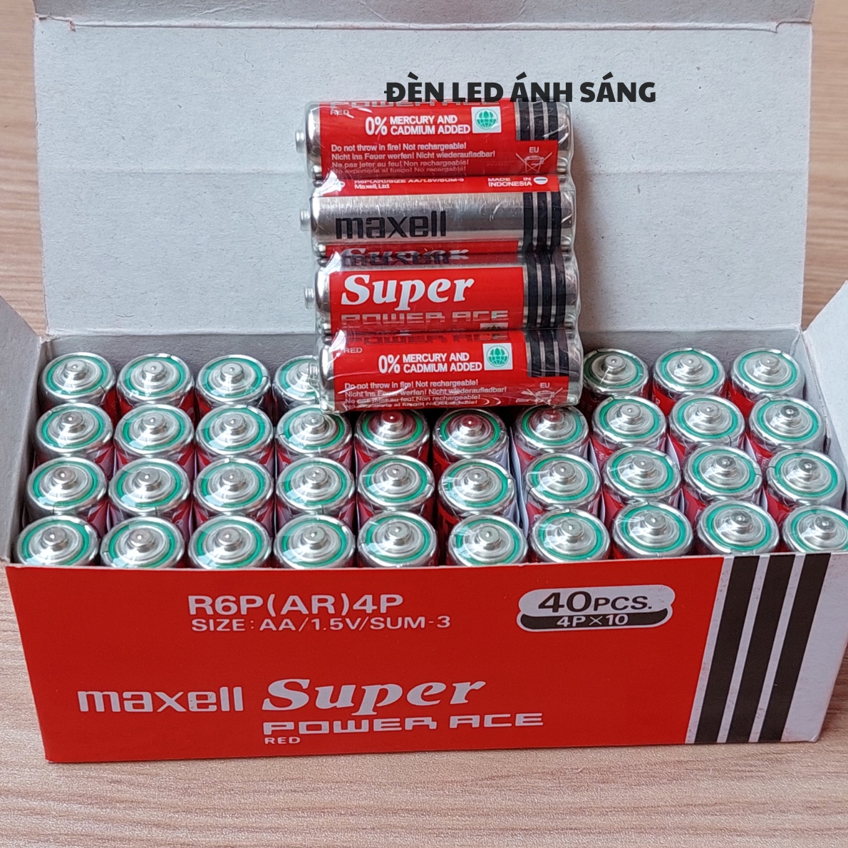 Pin 2A (AA) Pin tiểu Super Maxell Đỏ 1.5V
