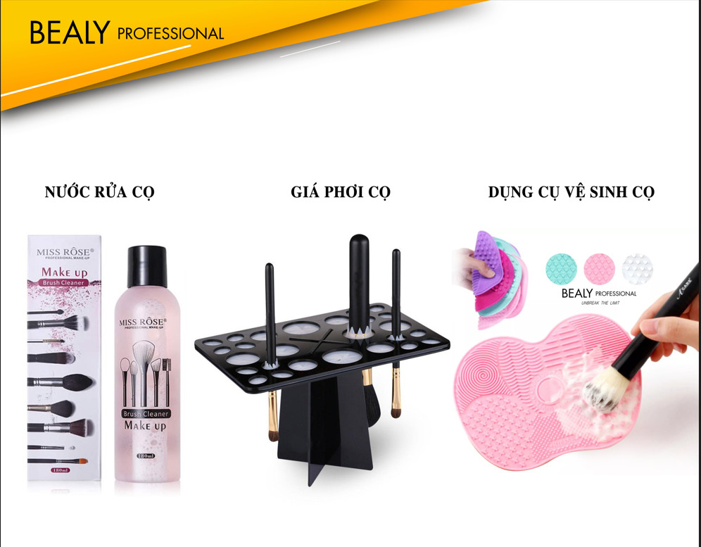 Bộ cọ trang điểm xếp lớp Bealy 30C