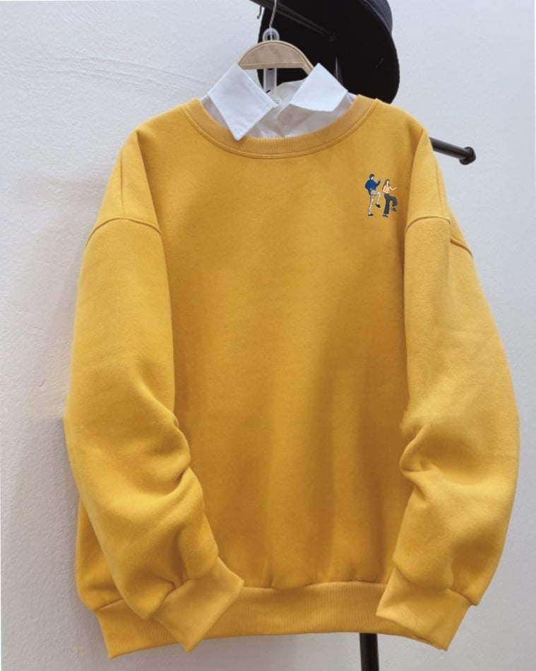 Áo nỉ sweater đôi bạn thân (trọng lượng từ 40kg đến 75kg )