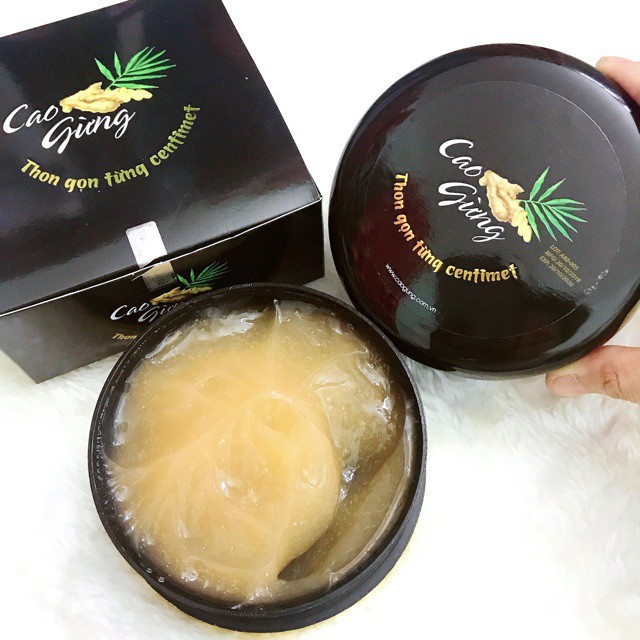 Cao gừng tan mỡ hộp tròn 200g
