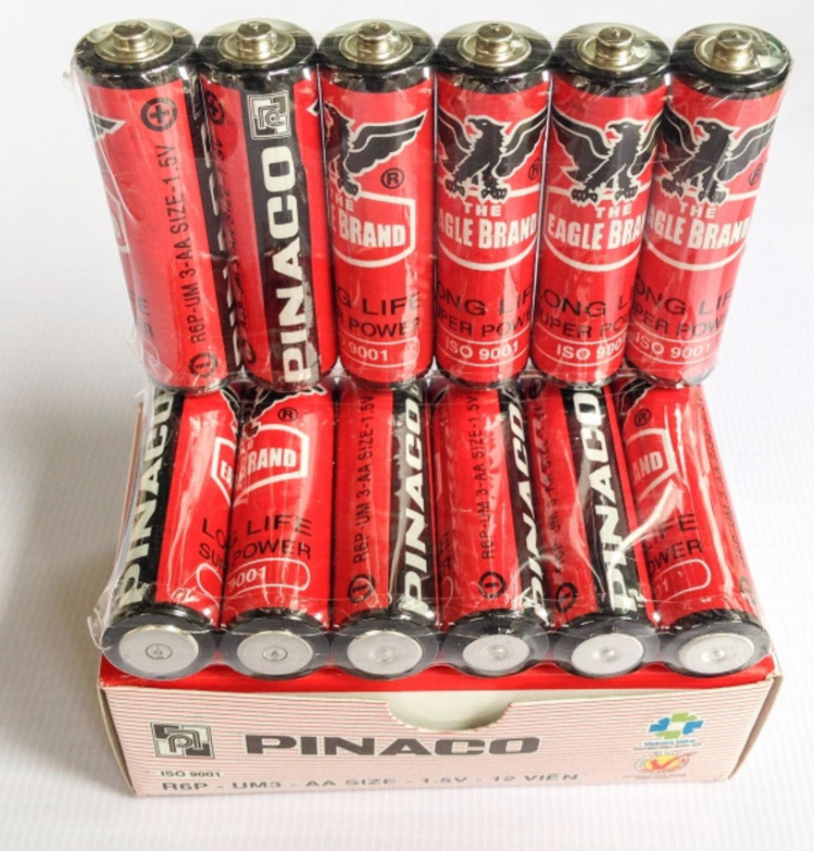 Lốc 6 viên Pin tiểu AA CON Ó đỏ