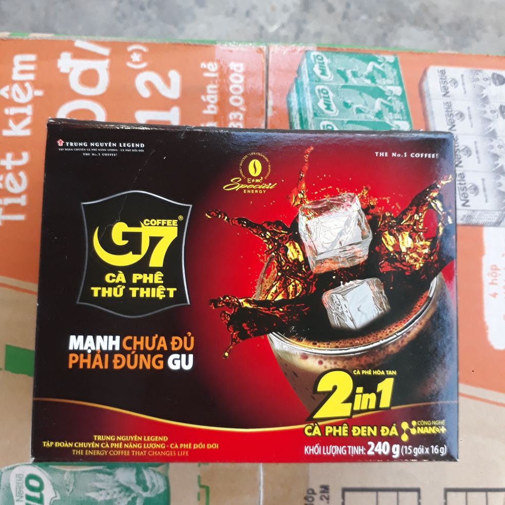 CÀ PHÊ G7 2IN1 - HỘP 15 GÓI 16GR
