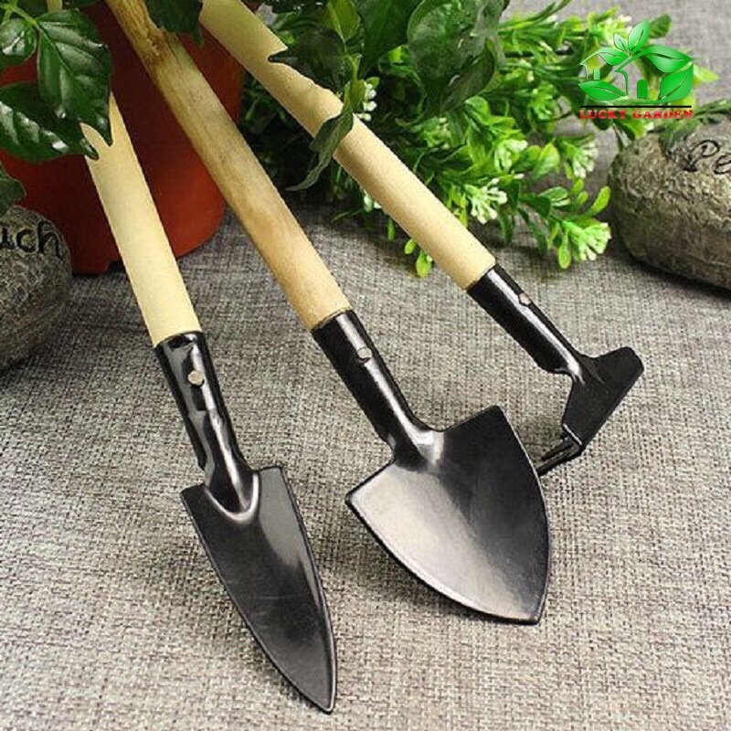 [HN] Bộ dụng vụ làm vườn mini 3 món, dụng cụ chăm sóc sen đá