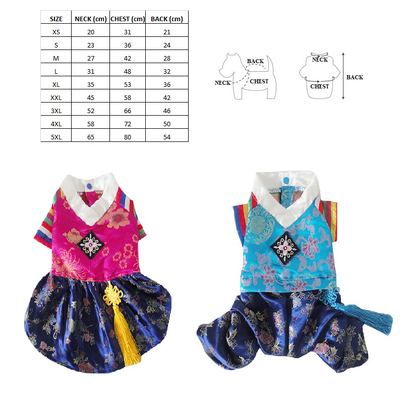 đồ hanbok cho thú cưng
