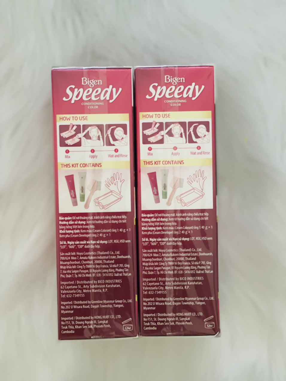 Thuốc nhuộm tóc (PHỦ BẠC 100%) cao cấp Bigen Speedy conditioning color