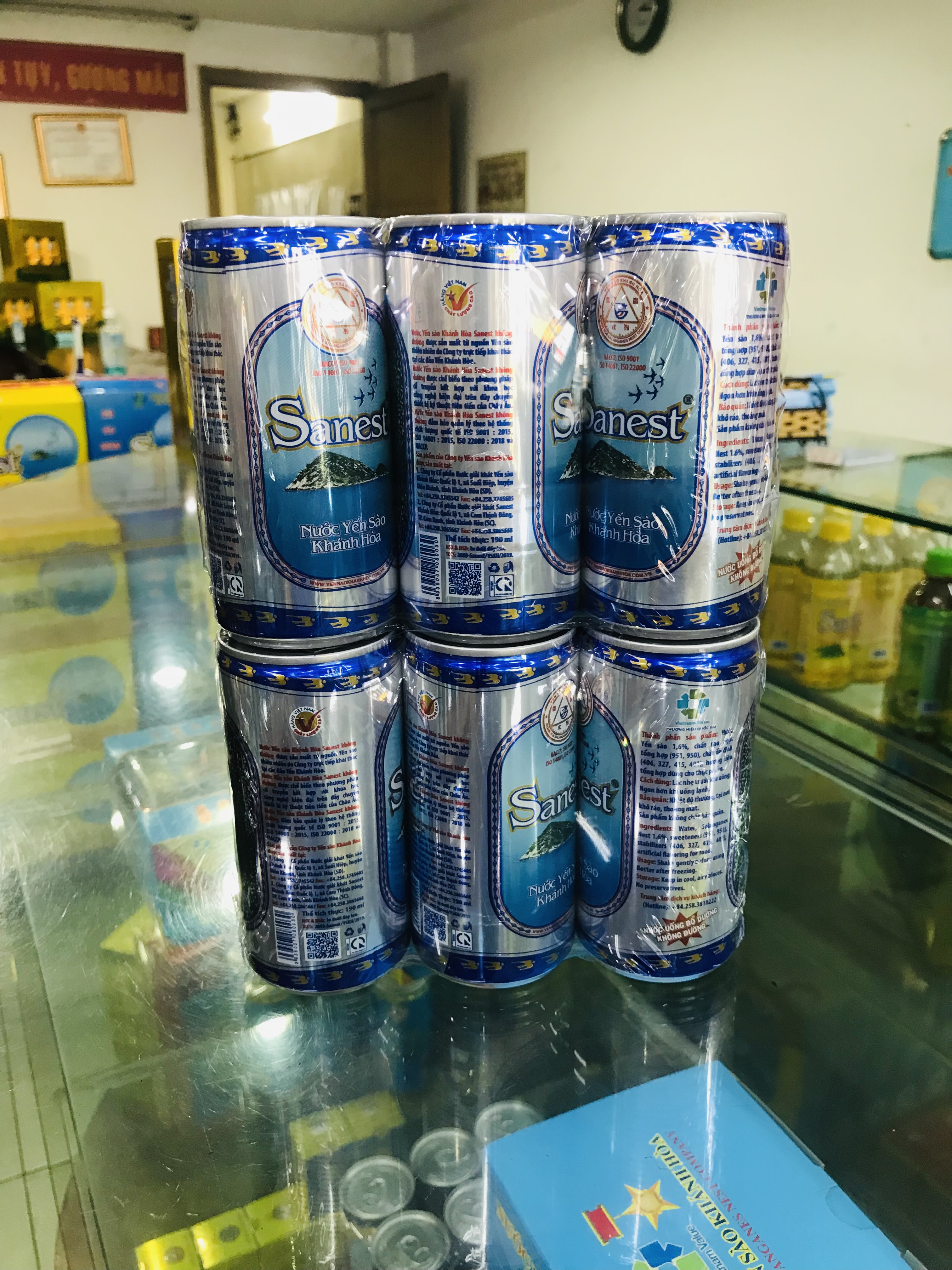 NƯỚC YẾN SANEST LON 190ML (KIÊNG) - 003