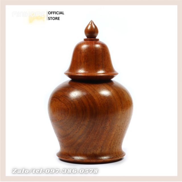 Lọ tăm gỗ hương