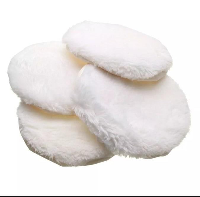 combo 5 miếng bông lông cừu (gắn máy đánh bóng)