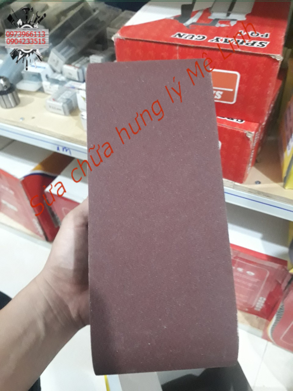 Nhám Vòng dùng cho máy chà nhám tăng khổ 100mmx600mm
