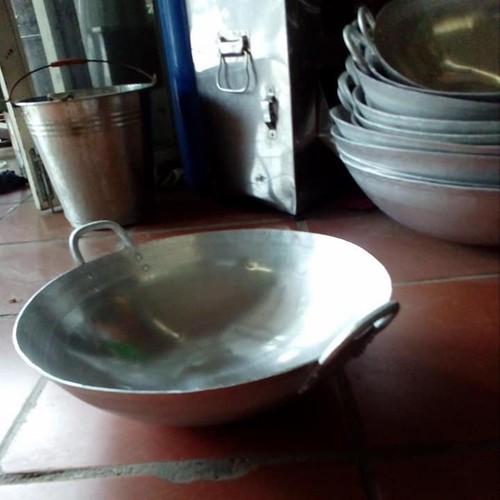 Chảo Nhôm Đúc Sâu Lòng Dày Dặn Size 32x38Cm