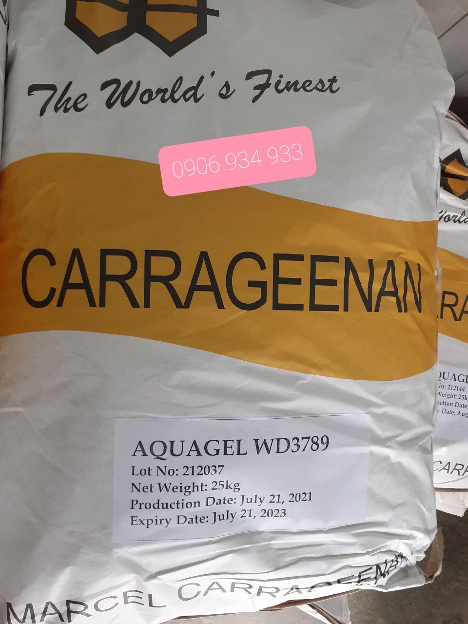 Bột thạch CARRAGEENAN 1KG_Dùng làm Thạch,rau câu WD 3789 (3663)