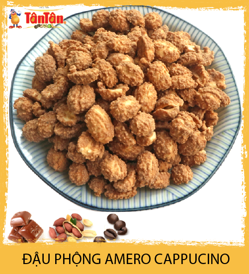 Đậu phộng vị Cappuccino Amero Tân Tân (100g/gói)