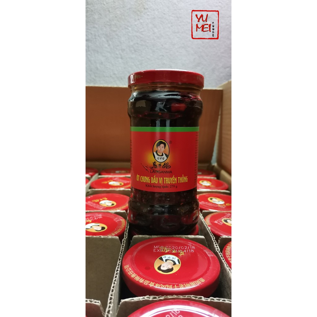 [HÀNG NỘI ĐỊA] Ớt Chưng Dầu Tàu Xì Laoganma 280gr