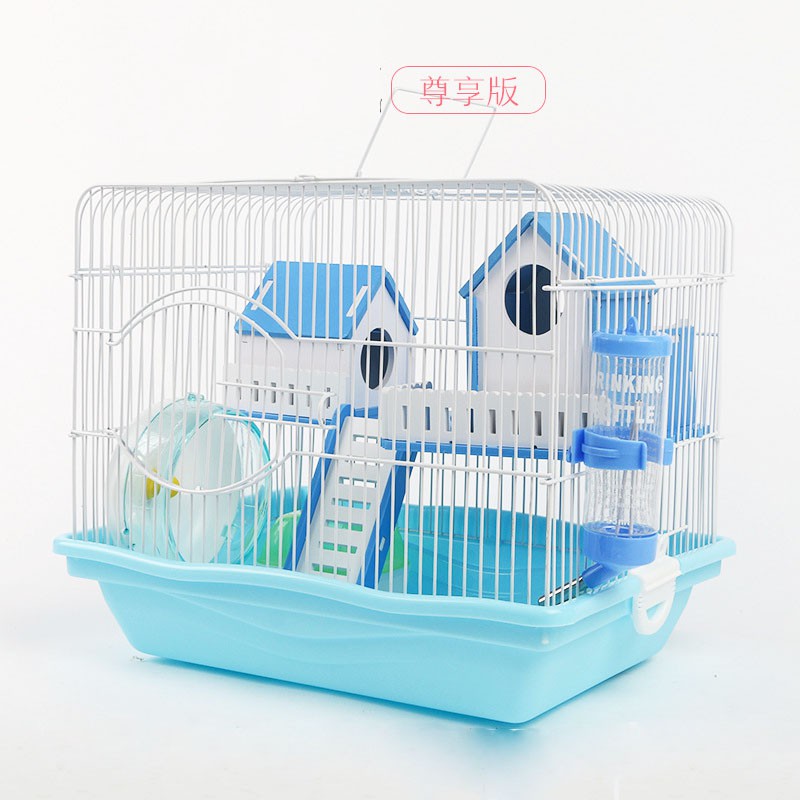 [Hoàn tiền 10%]Lồng hamster biệt thự 2 tầng full đồ