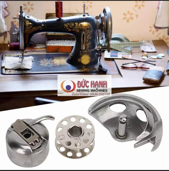 Combo thuyền suốt chao máy may gia đình con bướm