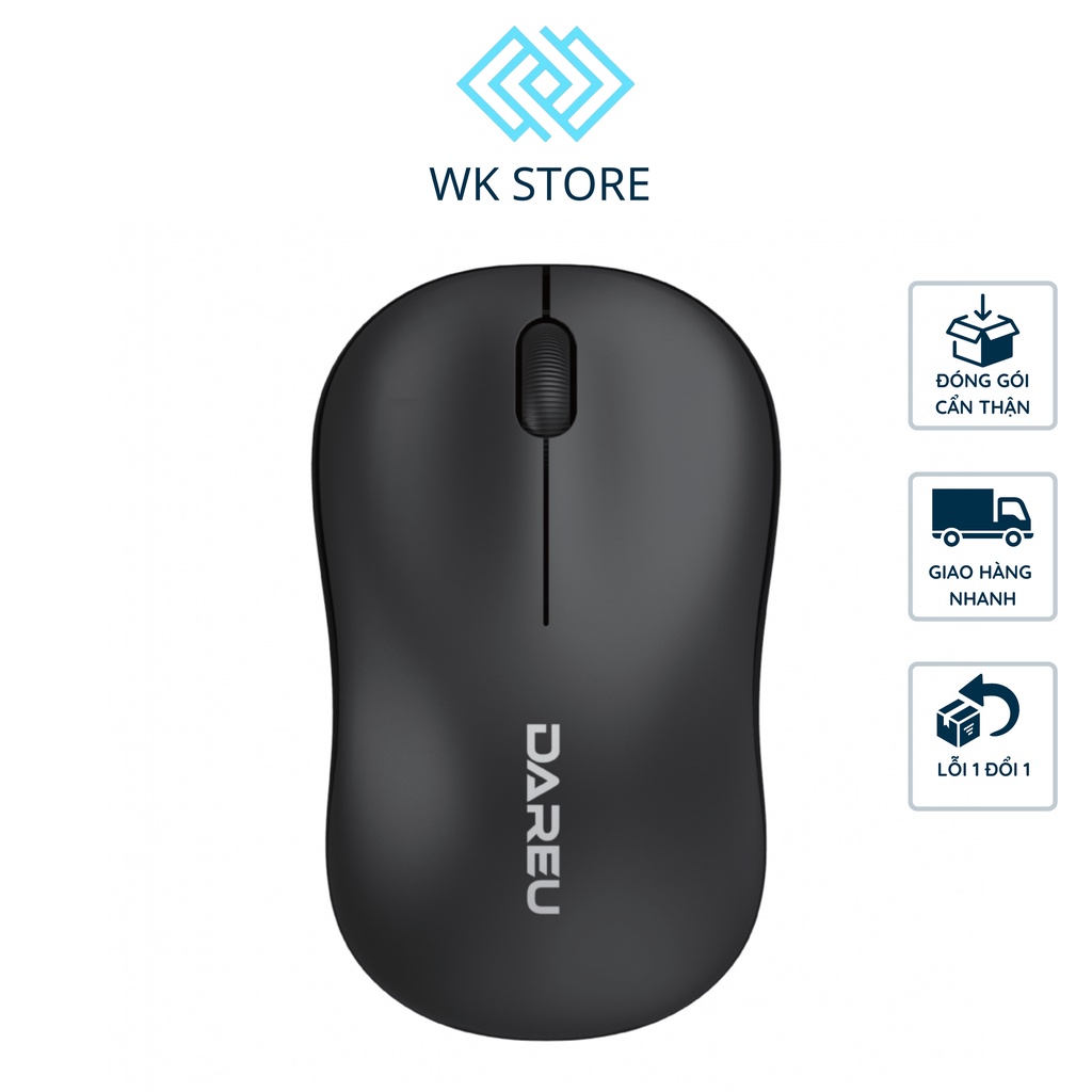 Chuột không dây Wireless Dareu LM106G (Chính hãng, BH 24 Tháng)