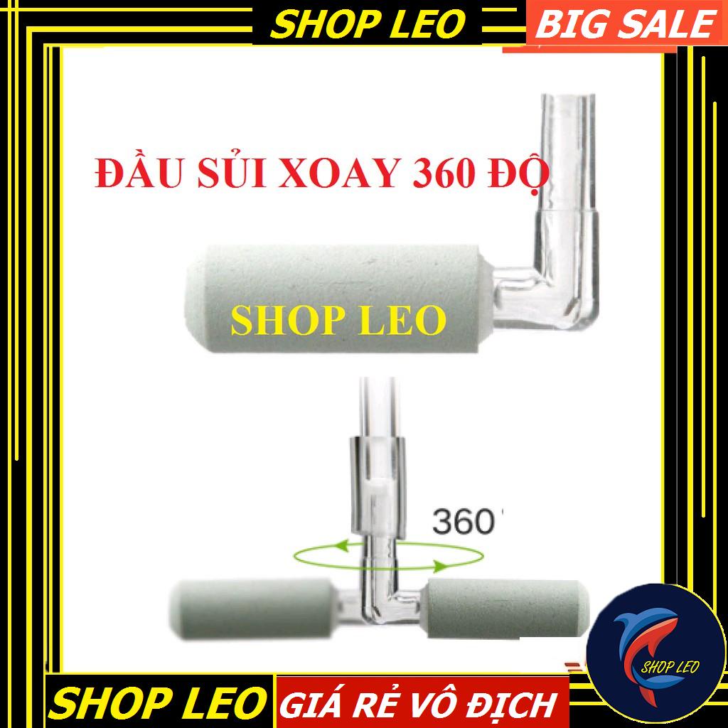 Đầu sủi co2 chữ l siêu mịn xoay 360 độ - đầu gốm sủi khí co2 - sủi khí co2 - thủy sinh - shopleo